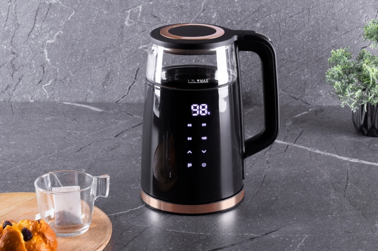 Czajnik elektryczny z wyświetlaczem Berlinger Haus Black Rose 1,7 L BH-9477