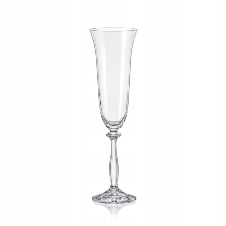 Kieliszki do szampana prosecco BOHEMIA Angela 190ml 6szt