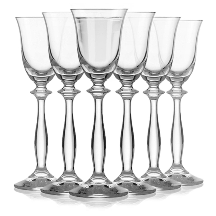 Kieliszki do likieru wódki BOHEMIA Angela 60ml 6szt