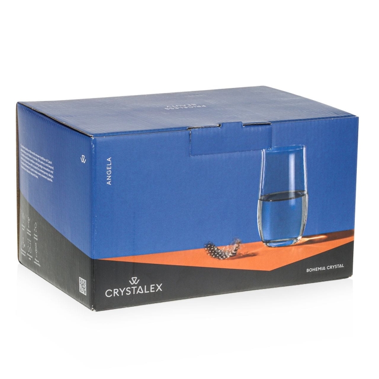 Szklanki wysokie do drinków long drink Bohemia Angela 380ml 6szt