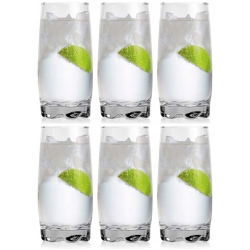 Szklanki wysokie long drink do drinków soku wody napojów 350ml 6szt.