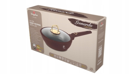 Przejdź do produktu Patelnia tradycyjna z pokrywką Berlinger Haus Leonardo 24cm BH-8032