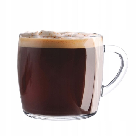 Przejdź do produktu Szklanki kubki z uchem do kawy i herbaty Altom Design Havana 310 ml 6szt.