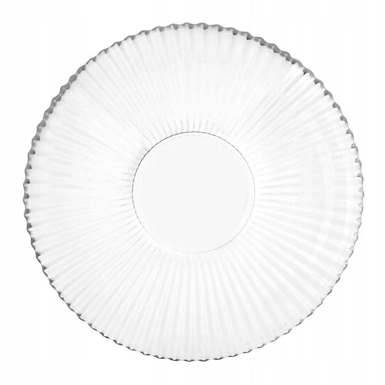 Filiżanka szklana do kawy ryflowana z podstawką Altom Design Selena 250ml