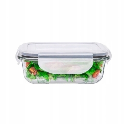 Pojemnik szklany na żywność PROSTOKĄTNY LUNCHBOX Altom Design FRESH 0,37L