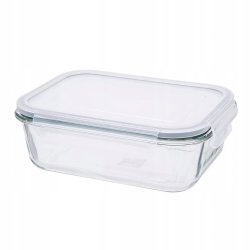 Pojemnik szklany na żywność PROSTOKĄTNY LUNCHBOX Altom Design FRESH 0,65L