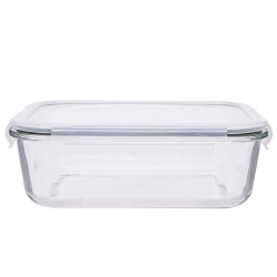 Pojemnik szklany na żywność PROSTOKĄTNY LUNCHBOX Altom Design FRESH 1,5L