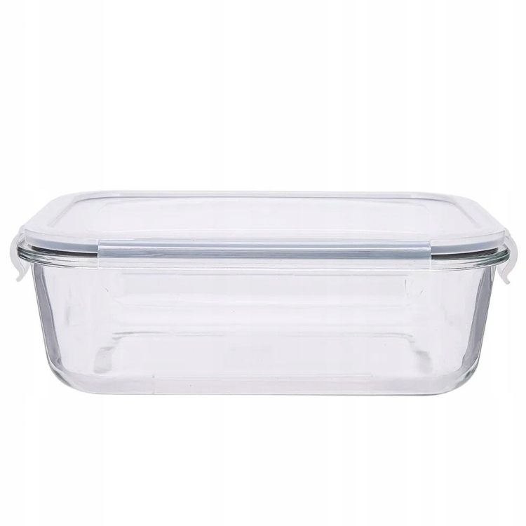 Pojemnik szklany na żywność PROSTOKĄTNY LUNCHBOX Altom Design FRESH 1,5L