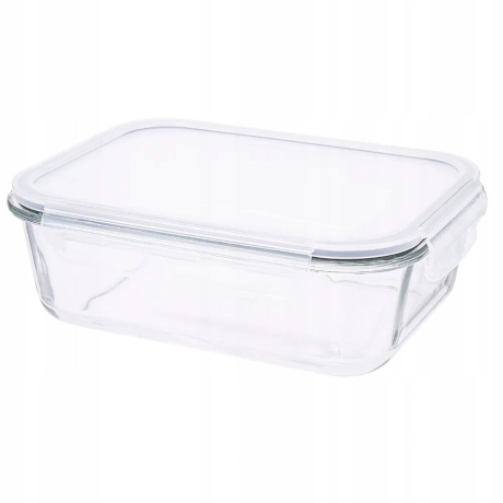 Przejdź do produktu Pojemnik szklany na żywność PROSTOKĄTNY LUNCHBOX Altom Design FRESH 1,5L