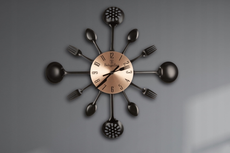 Zegar ścienny kuchenny Berlinger Haus Black rose BH-9479