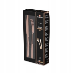 Zestaw Sztućce do steków dla 6 osób Berlinger Haus Rose gold BH-3088