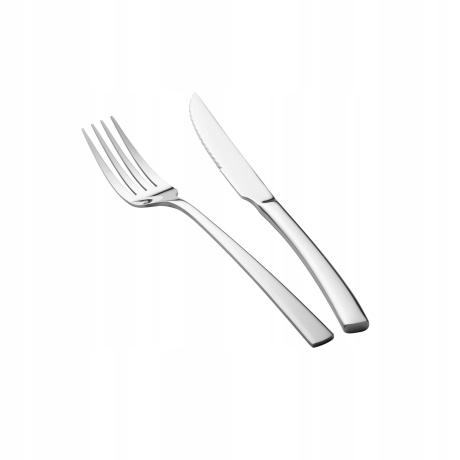 Przejdź do produktu Zestaw Sztućce do steków dla 6 osób Berlinger Haus Black silver BH-3046