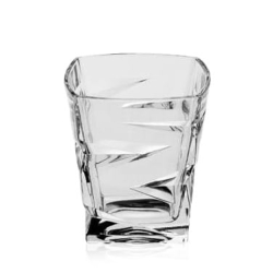 Ekskluzywny komplet do whisky Bohemia ZIG ZAG 6+1 kryształowy w skrzynce z GRAWEREM