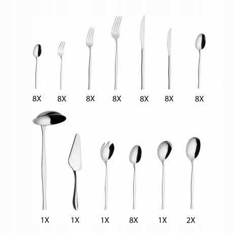 Przejdź do produktu Zestaw Sztućce dla 8 osób Berlinger Haus Black silver BH-2763