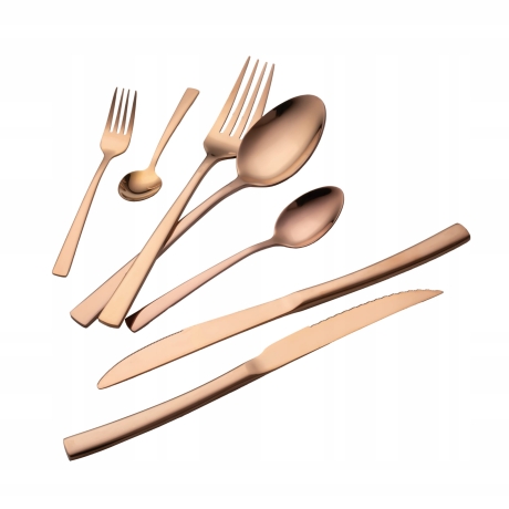Przejdź do produktu Zestaw Sztućce dla 6 osób Berlinger Haus Rose gold BH-3087