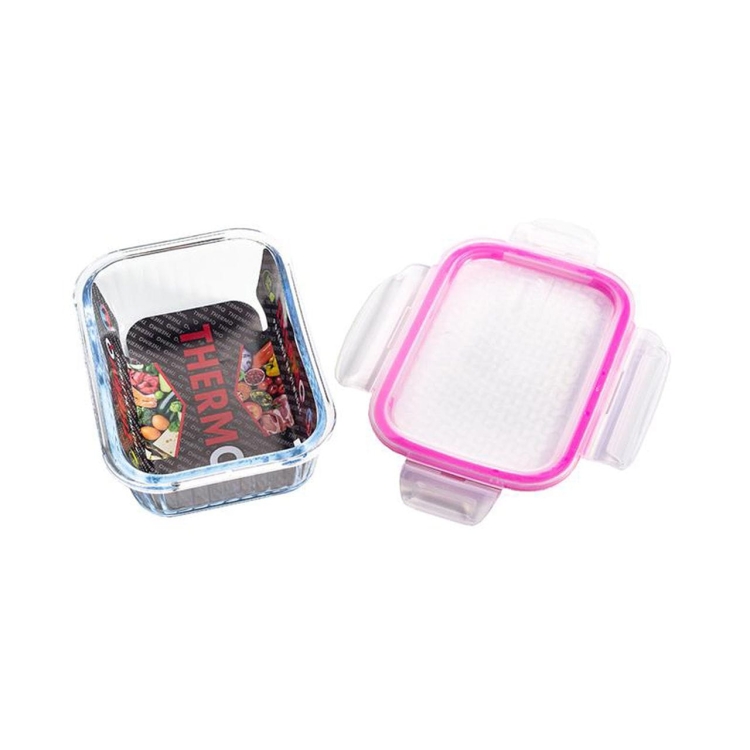 Pojemnik szklany na żywność PROSTOKĄTNY LUNCHBOX Thermo 640ml