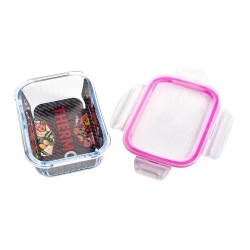 Pojemnik szklany na żywność PROSTOKĄTNY LUNCHBOX Thermo 1040ml