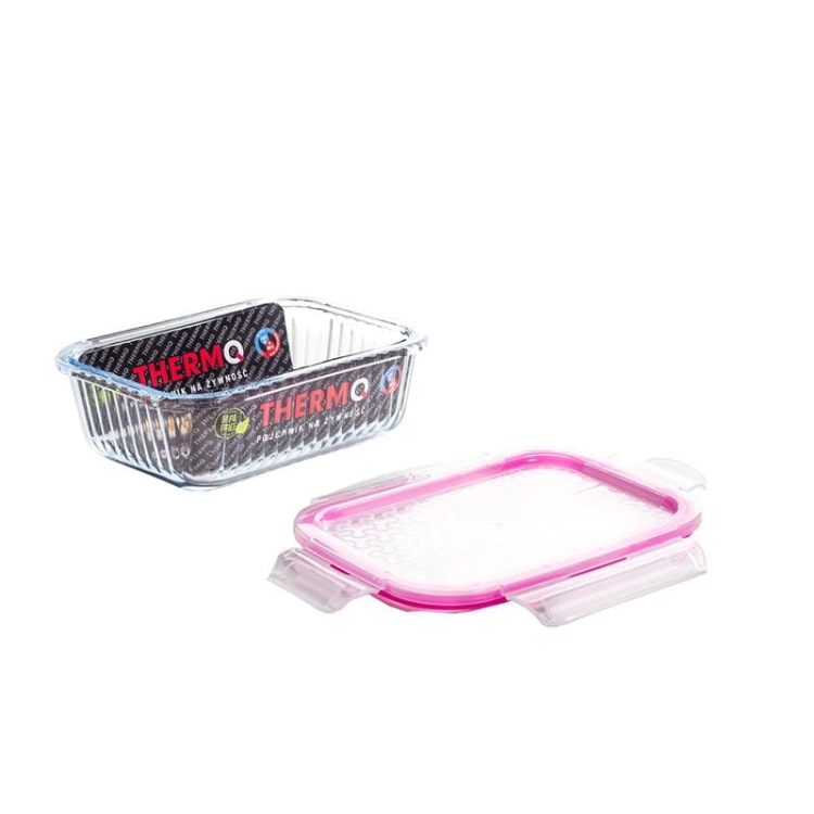 Pojemnik szklany na żywność PROSTOKĄTNY LUNCHBOX Thermo 1520ml