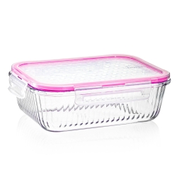 Pojemnik szklany na żywność PROSTOKĄTNY LUNCHBOX Thermo 1520ml