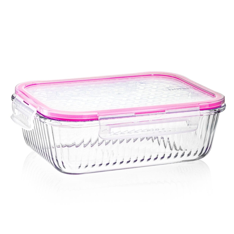 Pojemnik szklany na żywność PROSTOKĄTNY LUNCHBOX Thermo 1520ml