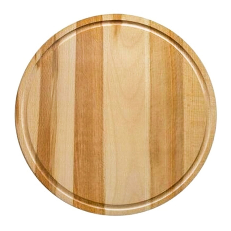 DOMOTTI WOODY Okrągła deska do krojenia drewniana 28cm