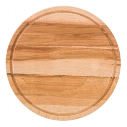 DOMOTTI WOODY Okrągła deska do krojenia drewniana 28cm