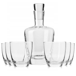 Ekskluzywny zestaw do whisky KROSNO 6+1 Ambition AMBER