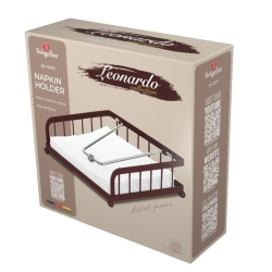 Serwetnik z dociskiem metalowy Berlinger Haus Leonardo BH-8590