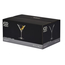 Kieliszki ryflowane / karbowane z OPTYKIEM KROSNO Avant-Garde LUMI do martini 240 ml | 6 sztuk