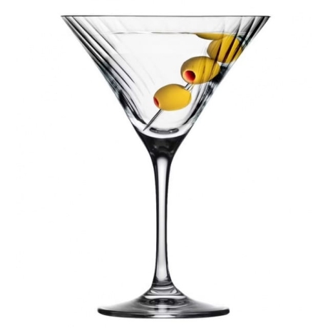 Przejdź do produktu Kieliszki ryflowane / karbowane z OPTYKIEM KROSNO Avant-Garde LUMI do martini 240 ml | 6 sztuk