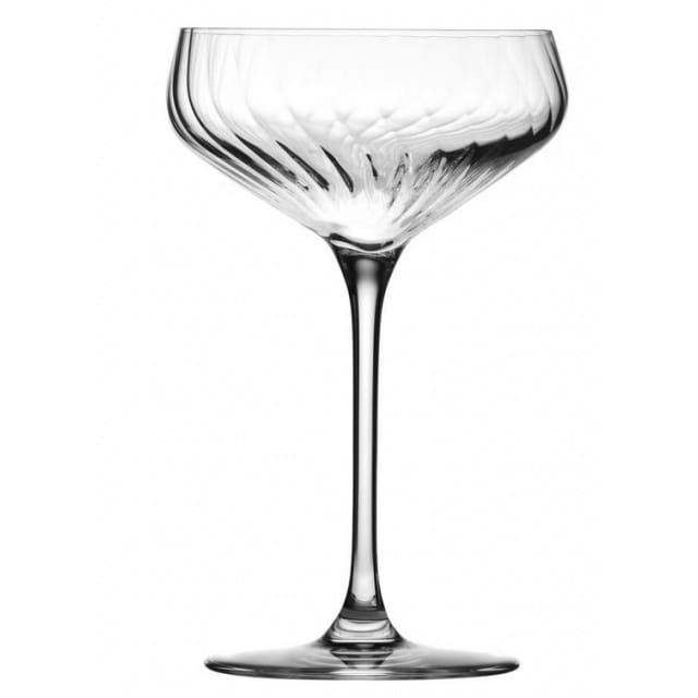 Kieliszki ryflowane / karbowane z OPTYKIEM KROSNO Avant-Garde LUMI do koktajli 290 ml | 6 sztuk