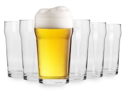 KROSNO Mixology szklanki typu "Nonic" do piwa 500ml - białe opakowanie