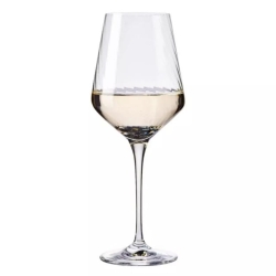 Kieliszki ryflowane / karbowane z OPTYKIEM KROSNO Avant-Garde LUMI do wina białego 450 ml | 6 sztuk