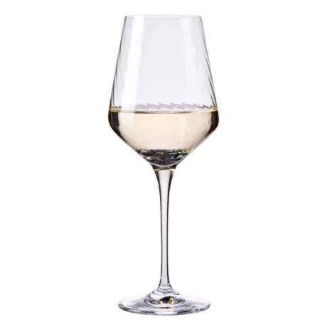 Przejdź do produktu Kieliszki ryflowane / karbowane z OPTYKIEM KROSNO Avant-Garde LUMI do wina białego 450 ml | 6 sztuk