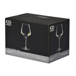Kieliszki ryflowane / karbowane z OPTYKIEM KROSNO Avant-Garde LUMI do wina białego Chardonnay 560 ml | 6 sztuk