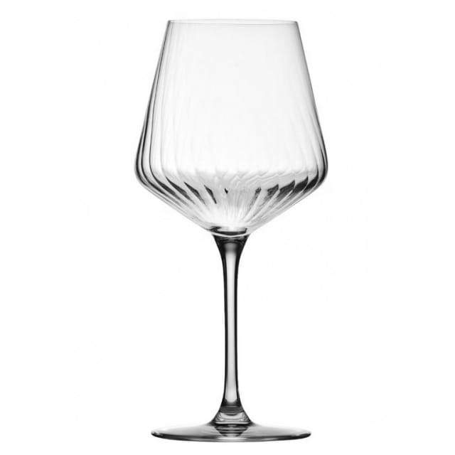 Kieliszki ryflowane / karbowane z OPTYKIEM KROSNO Avant-Garde LUMI do wina białego Chardonnay 560 ml | 6 sztuk