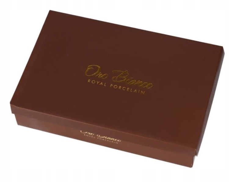 Bianco BO-2707 Komplet filiżanek do kawy herbaty porcelana 190ml + spodki