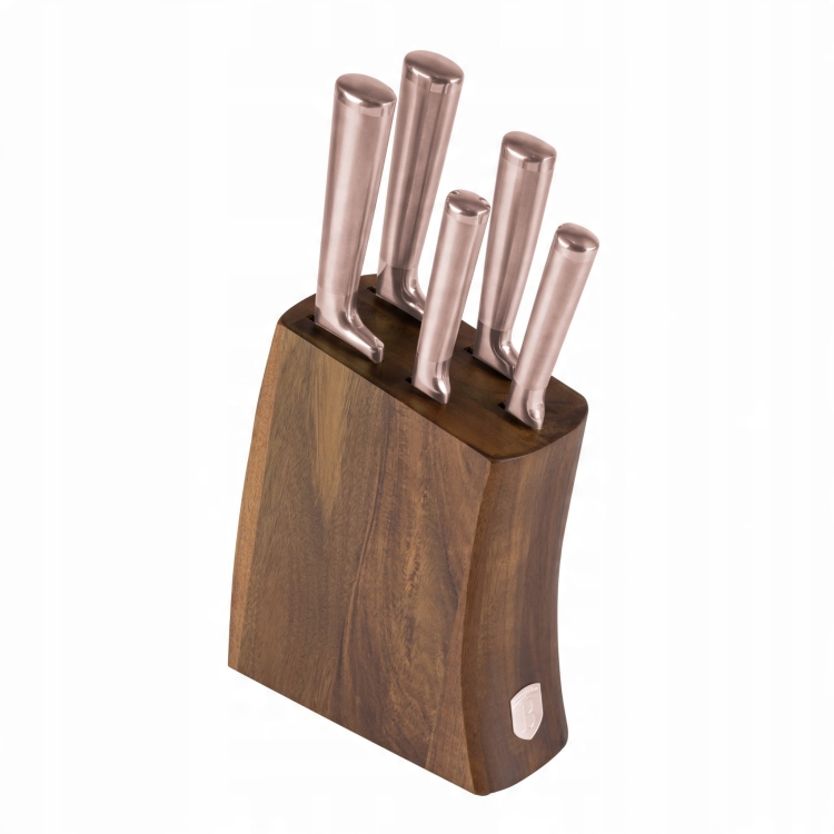 Noże w bloku stojaku Berlinger Haus Taupe BH-3126