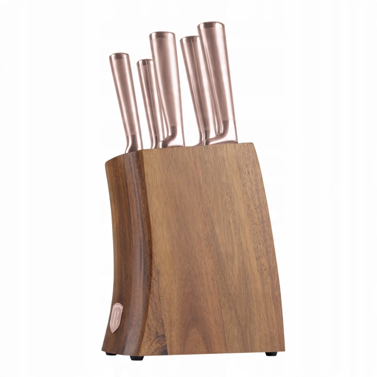 Noże w bloku stojaku Berlinger Haus Taupe BH-3126