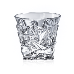 Ekskluzywny kryształowy zestaw do whisky Bohemia Glacier 6+1