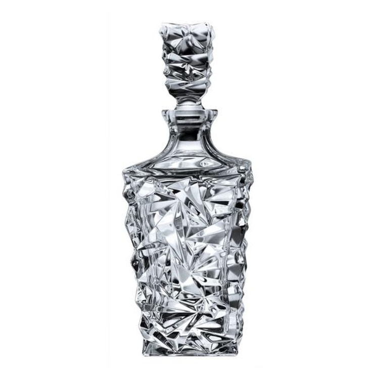 Ekskluzywny kryształowy zestaw do whisky Bohemia Glacier 6+1