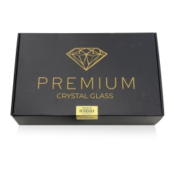 Ekskluzywny kryształowy zestaw do whisky Bohemia Glacier 6+1