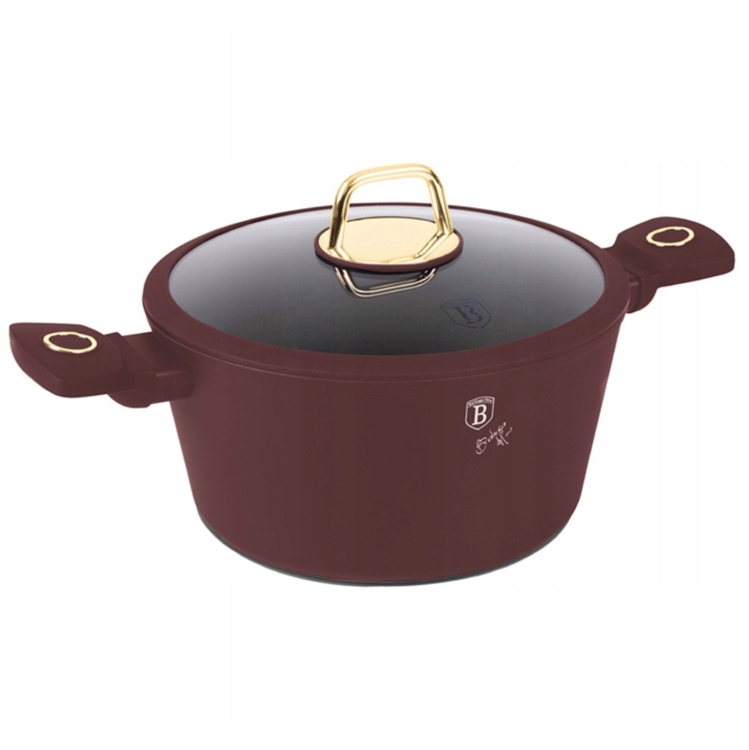 Garnek tradycyjny z pokrywką 24cm 4,1L Berlinger Haus Leonardo BH-8041