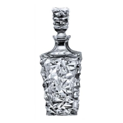 Ekskluzywny kryształowy zestaw do whisky Bohemia GLACIER 6+1 w skrzynce z GRAWEREM