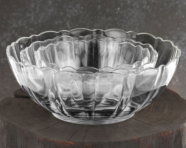 Komplet salaterek na sałatki owoce LUMINARC Arcade 3el. 15/18/23 cm