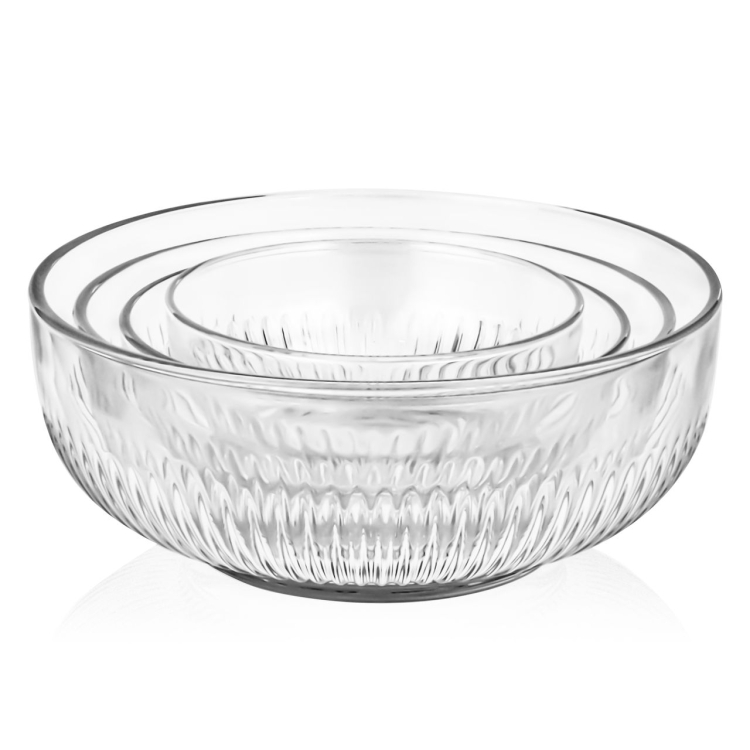 Komplet salaterek na sałatki owoce AMBITION Ester 4el. 14/17/20/23 cm