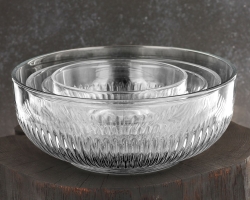 Komplet salaterek na sałatki owoce AMBITION Ester 4el. 14/17/20/23 cm