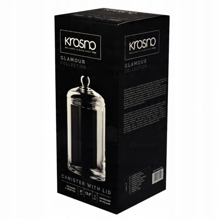Pojemnik kuchenny na żywność z przykrywką KROSNO Glamour 2,7L