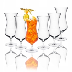 RONA UNIVERSAL HURRICANE Kieliszki do drinków, szklanki na nóżce, pokale koktajlowe 530ml 6szt