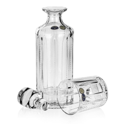 Ekskluzywny zestaw do whisky Bohemia Choker 6+1 w skrzynce z GRAWEREM